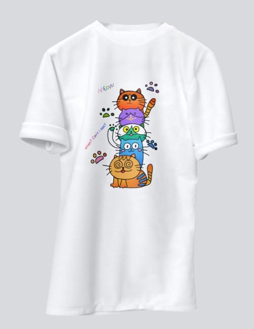 Cute Cat Stack T-Shirt39